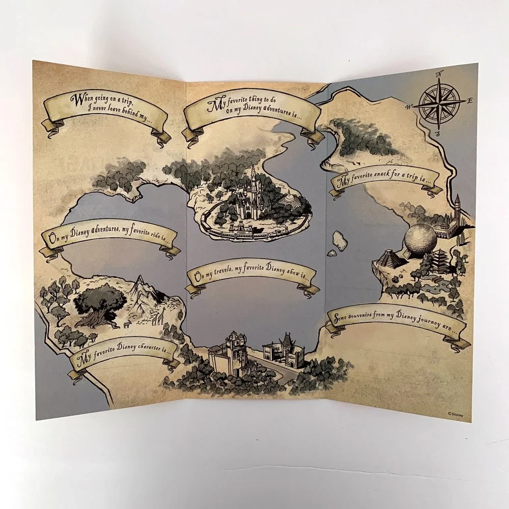 WDW Bon Voyage Adventure Journal Trattoria al Forno Character Breakfast Rapunzel